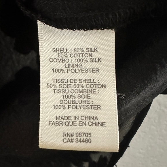 REBECCA TAYLOR Sleeveless Embroidered Silk Blend Blouse 8 - Picture 8 of 8
